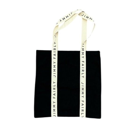 New Jimmy Fairly Black Tote Bag with Cream Straps - Picture 6 of 6